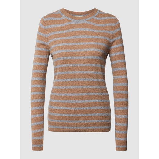 Sweter z kaszmiru z wzorem w paski ze sklepu Peek&Cloppenburg  w kategorii Swetry damskie - zdjęcie 167877521