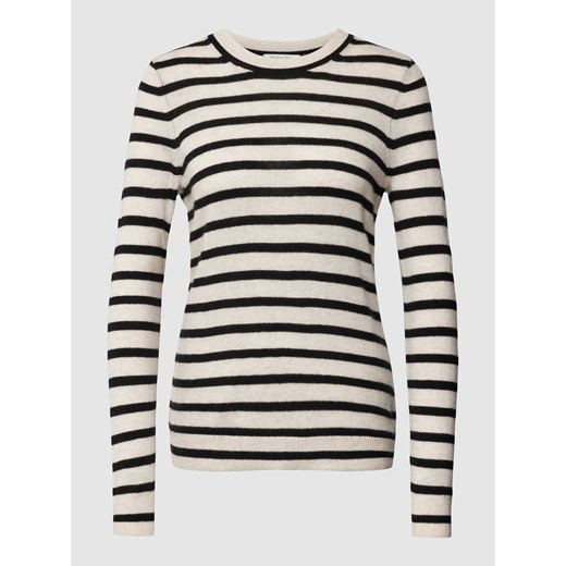 Sweter z kaszmiru z wzorem w paski ze sklepu Peek&Cloppenburg  w kategorii Swetry damskie - zdjęcie 167877750
