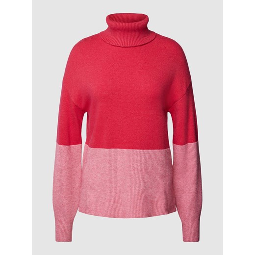 Sweter z dzianiny w stylu Colour Blocking model ‘VIRIL’ ze sklepu Peek&Cloppenburg  w kategorii Swetry damskie - zdjęcie 167884932