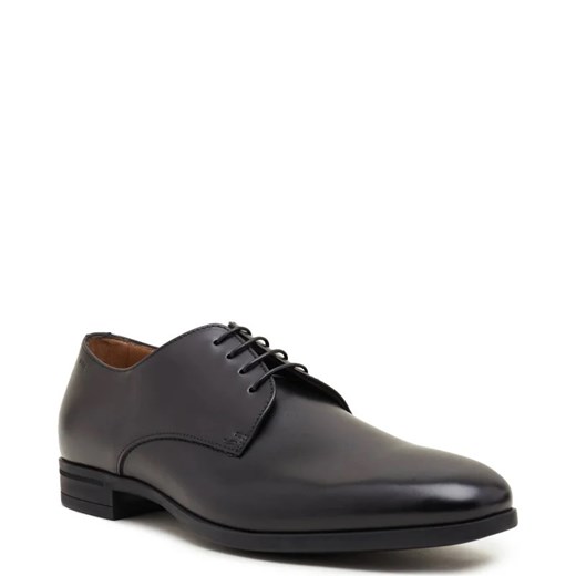 Buty eleganckie męskie BOSS HUGO ze skóry 