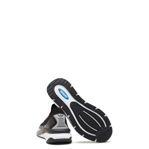 Buty sportowe męskie Emporio Armani z tworzywa sztucznego czarne 