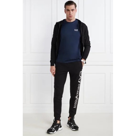 T-shirt męski Emporio Armani z krótkimi rękawami z bawełny