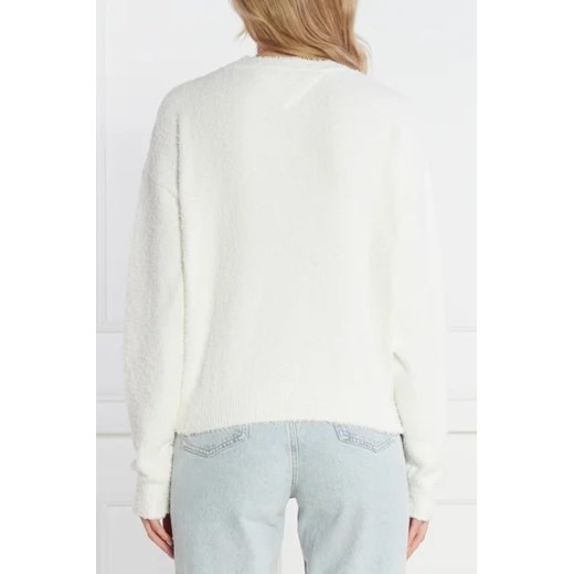 Sweter damski Tommy Jeans z bawełny jesienny