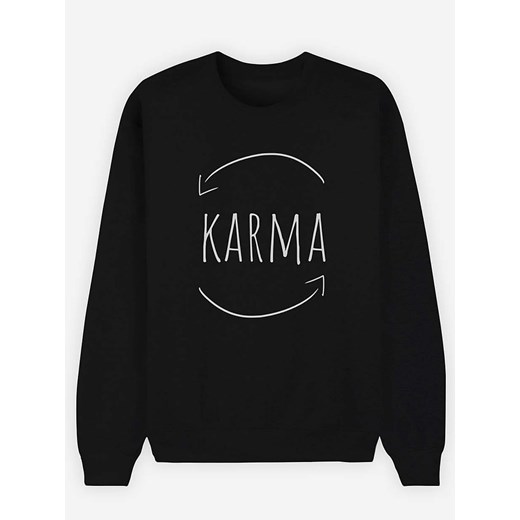 WOOOP Bluza &quot;Karma&quot; w kolorze czarnym ze sklepu Limango Polska w kategorii Bluzy męskie - zdjęcie 167890674