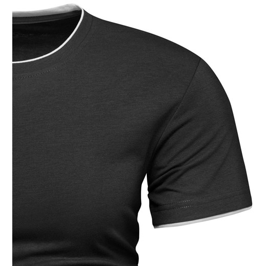 Koszulka męska t-shirt czarny Recea Recea XL okazja Recea.pl