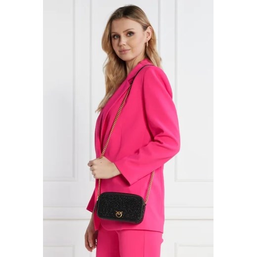 Pinko Listonoszka CAMERA CASE CAMOSCIO | z dodatkiem skóry Pinko OS Gomez Fashion Store