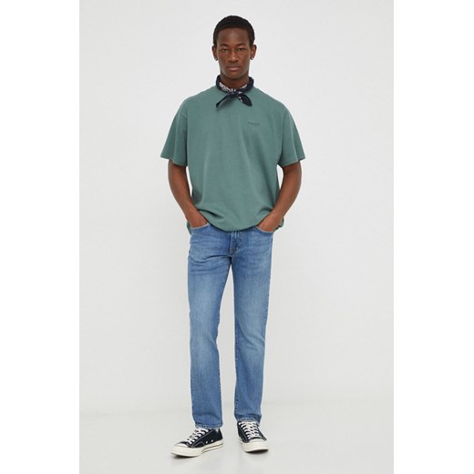 Levi&apos;s jeansy męskie kolor niebieski ze sklepu ANSWEAR.com w kategorii Jeansy męskie - zdjęcie 167899472