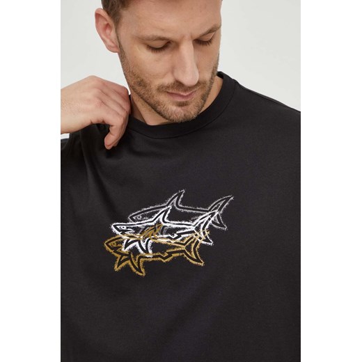 T-shirt męski Paul&shark z krótkim rękawem bawełniany 