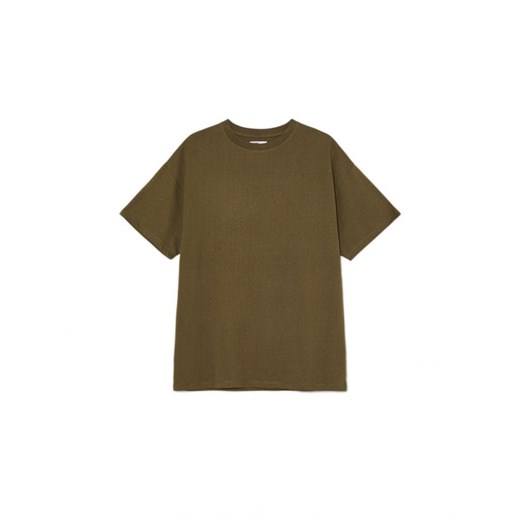 Cropp - Zielony T-shirt oversize - zielony ze sklepu Cropp w kategorii Bluzki damskie - zdjęcie 167900611