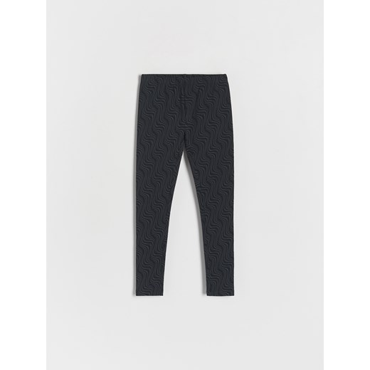 Reserved - Bawełniane legginsy - czarny ze sklepu Reserved w kategorii Spodnie dziewczęce - zdjęcie 167900821