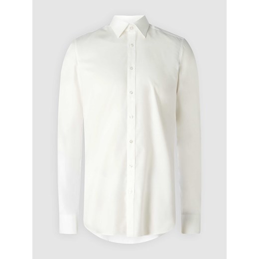 Koszula biznesowa z fakturowanym wzorem model ‘New York’ ze sklepu Peek&Cloppenburg  w kategorii Koszule męskie - zdjęcie 167902190