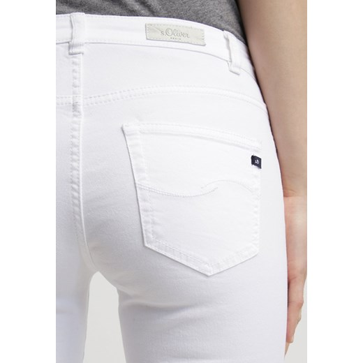 s.Oliver Denim Jeansy Slim fit white zalando bialy denim