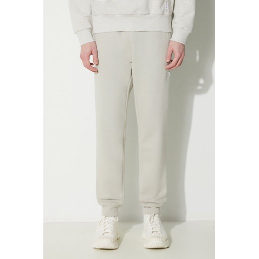 adidas Originals spodnie dresowe Essential Pant kolor szary gładkie IR7800 ze sklepu PRM w kategorii Spodnie męskie - zdjęcie 167930131