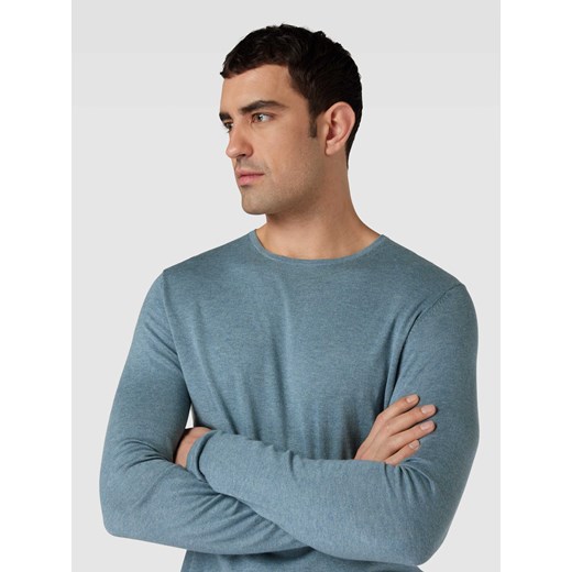 Sweter z dzianiny w jednolitym kolorze M Peek&Cloppenburg 
