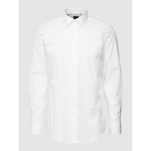 Koszula biznesowa o kroju slim fit z popeliny z dodatkiem streczu ze sklepu Peek&Cloppenburg  w kategorii Koszule męskie - zdjęcie 167930330