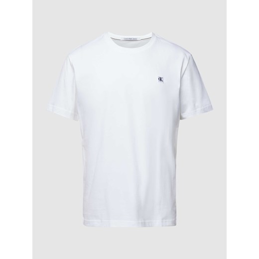 T-shirt z wyhaftowanym logo model ‘EMBRO’ ze sklepu Peek&Cloppenburg  w kategorii T-shirty męskie - zdjęcie 167930540