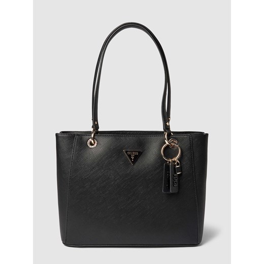 Torebka z aplikacją model ‘NOELLE’ w kolorze czarnym ze sklepu Peek&Cloppenburg  w kategorii Torby Shopper bag - zdjęcie 167930554