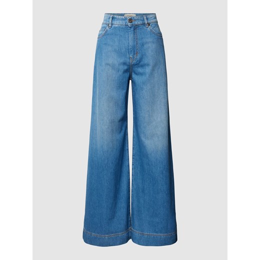 Jeansy rozkloszowane z 5 kieszeniami model ‘VEGA’ w kolorze jeansu ze sklepu Peek&Cloppenburg  w kategorii Jeansy damskie - zdjęcie 167930623