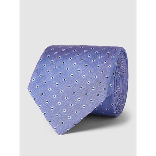 Krawat jedwabny ze szlufką po wewnętrznej stronie ze sklepu Peek&Cloppenburg  w kategorii Krawaty - zdjęcie 167930630