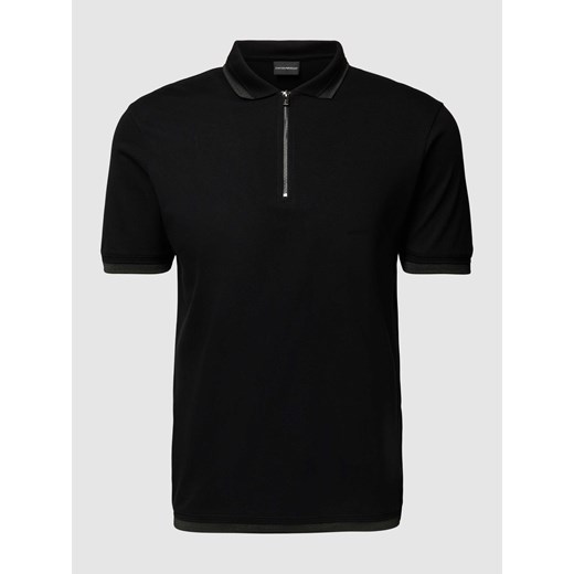Koszulka polo w jednolitym kolorze ze sklepu Peek&Cloppenburg  w kategorii T-shirty męskie - zdjęcie 167930764