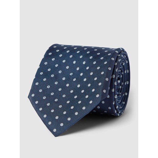 Krawat jedwabny ze szlufką po wewnętrznej stronie ze sklepu Peek&Cloppenburg  w kategorii Krawaty - zdjęcie 167930801