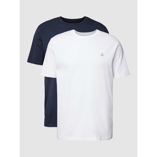 T-shirt o prostym kroju z okrągłym dekoltem ze sklepu Peek&Cloppenburg  w kategorii T-shirty męskie - zdjęcie 167930934