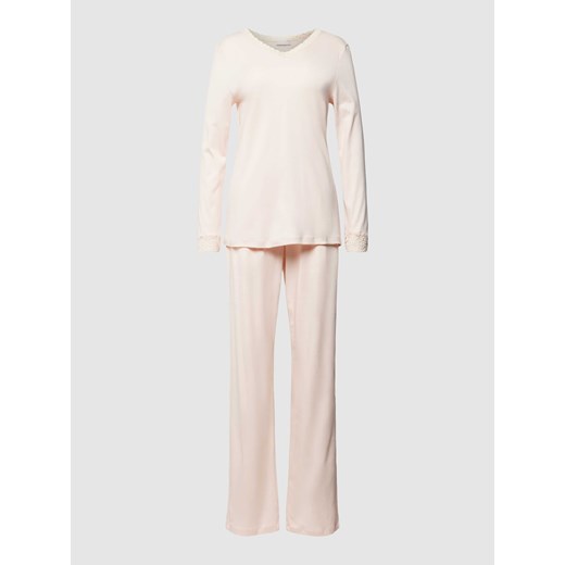 Piżama z obszyciem koronką ze sklepu Peek&Cloppenburg  w kategorii Piżamy damskie - zdjęcie 167930980
