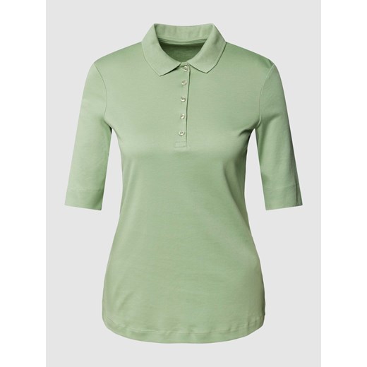 Koszulka polo z krótką listwą guzikową ze sklepu Peek&Cloppenburg  w kategorii Bluzki damskie - zdjęcie 167931260