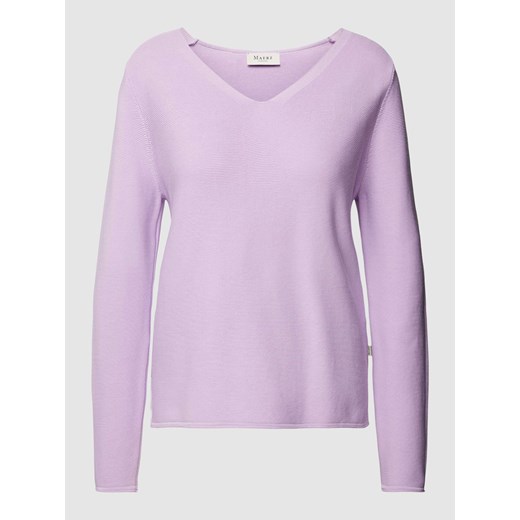 Sweter o luźnym kroju w jednolitym kolorze ze sklepu Peek&Cloppenburg  w kategorii Swetry damskie - zdjęcie 167931620