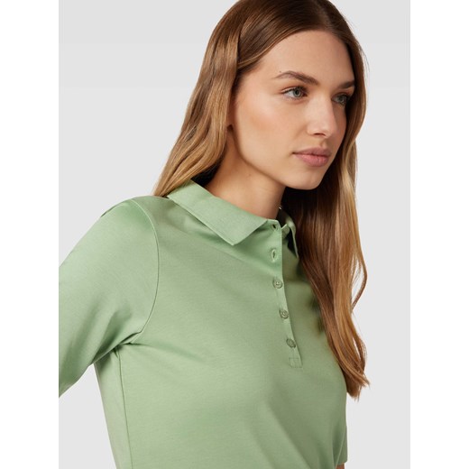 Bluzka damska Christian Berg Woman zielona z krótkimi rękawami 