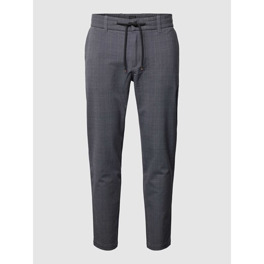 Spodnie materiałowe z elastycznym pasem ze sklepu Peek&Cloppenburg  w kategorii Spodnie męskie - zdjęcie 167931980