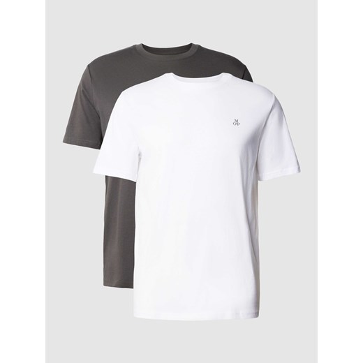 T-shirt o prostym kroju z okrągłym dekoltem ze sklepu Peek&Cloppenburg  w kategorii T-shirty męskie - zdjęcie 167932042