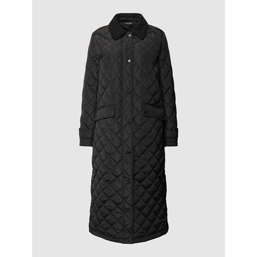 Płaszcz pikowany z kieszeniami z patką i naszywką z logo ze sklepu Peek&Cloppenburg  w kategorii Płaszcze damskie - zdjęcie 167932221