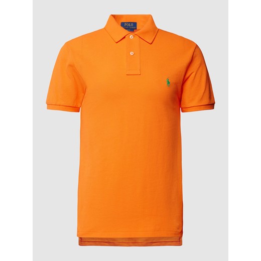 Koszulka polo o kroju slim fit z wyhaftowanym logo ze sklepu Peek&Cloppenburg  w kategorii T-shirty męskie - zdjęcie 167932252