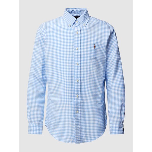 Koszula casualowa z listwą guzikową na całej długości i wzorem w kratkę vichy ze sklepu Peek&Cloppenburg  w kategorii Koszule męskie - zdjęcie 167932983