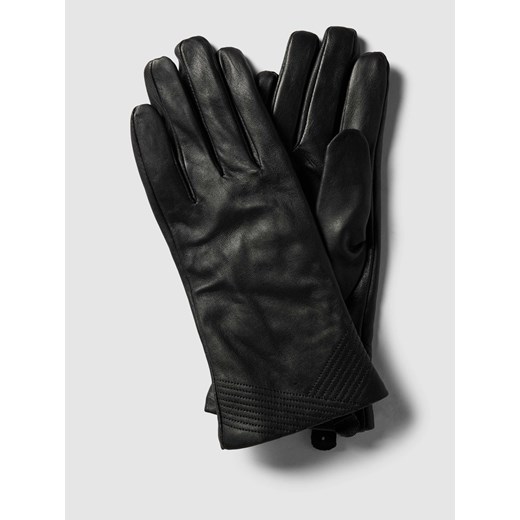 Rękawiczki skórzane ze skóry jagnięcej nappa w kolorze czarnym Weikert-handschuhe 7,5 okazyjna cena Peek&Cloppenburg 