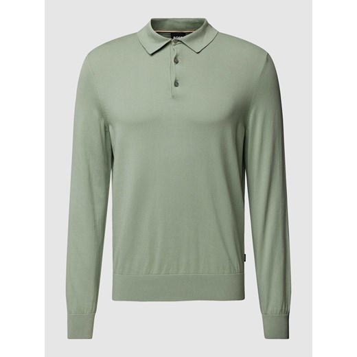 Koszulka polo o kroju regular fit z długim rękawem model ‘Gemello’ ze sklepu Peek&Cloppenburg  w kategorii T-shirty męskie - zdjęcie 167933732
