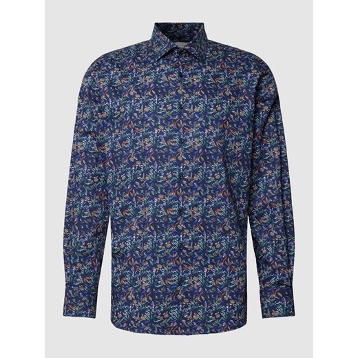 Koszula biznesowa o kroju comfort fit ze wzorem na całej powierzchni ze sklepu Peek&Cloppenburg  w kategorii Koszule męskie - zdjęcie 167933902