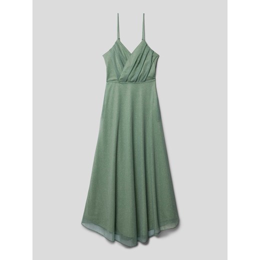 Sukienka midi z marszczeniami i efektem błyszczącym ze sklepu Peek&Cloppenburg  w kategorii Sukienki dziewczęce - zdjęcie 167934140