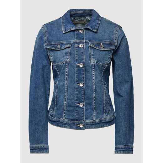 Kurtka jeansowa z kieszeniami na piersi ze sklepu Peek&Cloppenburg  w kategorii Kurtki damskie - zdjęcie 167934172