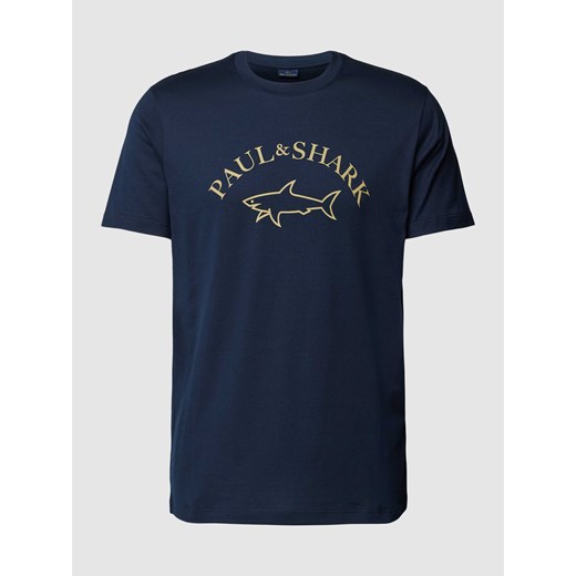 T-shirt z nadrukiem z logo ze sklepu Peek&Cloppenburg  w kategorii T-shirty męskie - zdjęcie 167934230