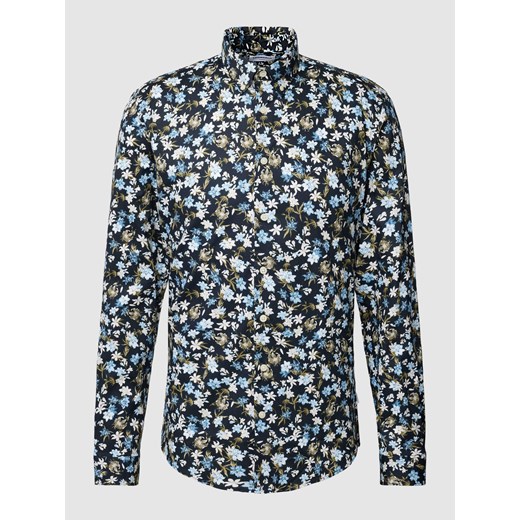 Koszula casualowa o kroju slim fit z kołnierzykiem typu button down ze sklepu Peek&Cloppenburg  w kategorii Koszule męskie - zdjęcie 167934291