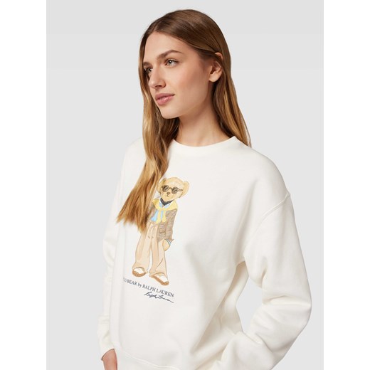 Bluza z nadrukiem z motywem model ‘BEAR’ Polo Ralph Lauren S Peek&Cloppenburg 