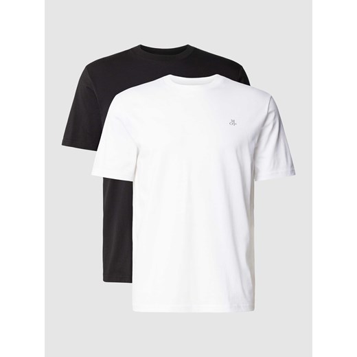 T-shirt o prostym kroju z okrągłym dekoltem ze sklepu Peek&Cloppenburg  w kategorii T-shirty męskie - zdjęcie 167934814