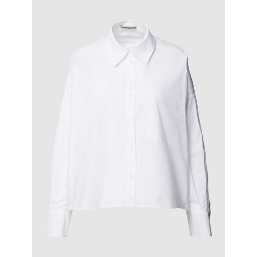 Bluzka koszulowa z kieszenią na piersi model ‘NAMIDA’ ze sklepu Peek&Cloppenburg  w kategorii Koszule damskie - zdjęcie 167935054