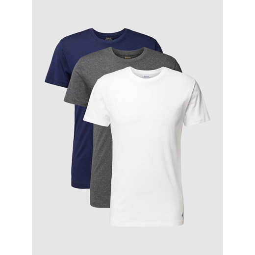 T-shirt z wyhaftowanym logo w zestawie 3 szt. ze sklepu Peek&Cloppenburg  w kategorii T-shirty męskie - zdjęcie 167935120