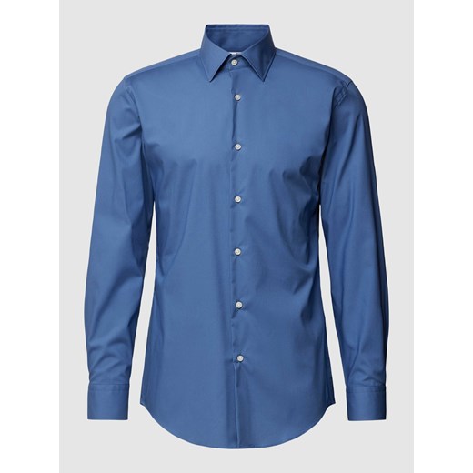 Koszula biznesowa o kroju regular fit z kołnierzykiem typu kent ze sklepu Peek&Cloppenburg  w kategorii Koszule męskie - zdjęcie 167935152
