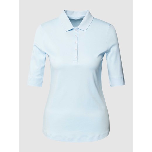 Koszulka polo z krótką listwą guzikową ze sklepu Peek&Cloppenburg  w kategorii Bluzki damskie - zdjęcie 167935274