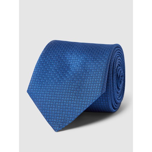 Krawat jedwabny ze wzorem na całej powierzchni ze sklepu Peek&Cloppenburg  w kategorii Krawaty - zdjęcie 167935771