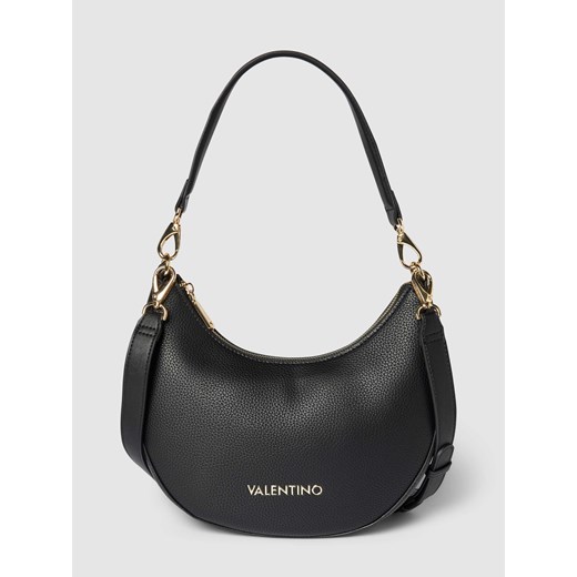 Torebka z detalem z logo model ‘ALEXIA’ w kolorze czarnym Valentino Bags One Size Peek&Cloppenburg 